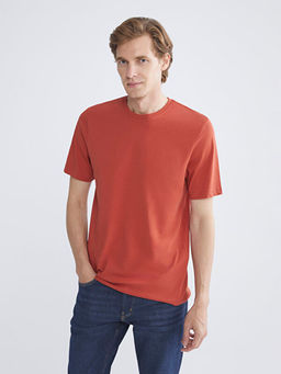 Bisiklet Yaka Penye Erkek Ti??rt