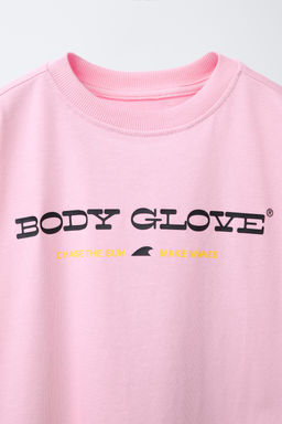 ZARA X BODY GLOVE ® RAISED PRINT T-SHIRT фото 3
