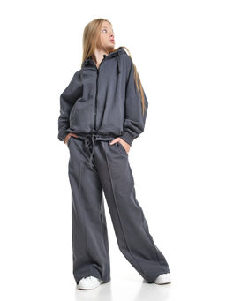 Брюки для девочки 22-7665 графит - Mini maxi фото 3