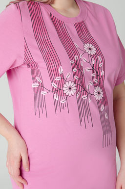 Арт. 4161 Туника женская 52-60 (5 шт) Цвет:пудра - Калинка фото 4