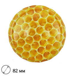 20шт. Крышка "твист-офф" d82мм (литография) "Медовая"