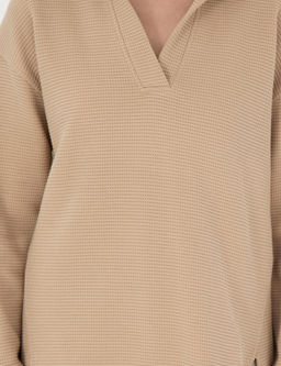 Bej Oversize Sweatshirt - Pierre cardin фото 6