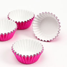 Цена за 300 шт. Форма для выпечки и упаковки конфет бумажная UPAK LAND, 3.5×2 см, одноразовая, розовая