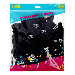 Воздушные шары латексные 12" «Оскорбительные», 100 шт., 18+