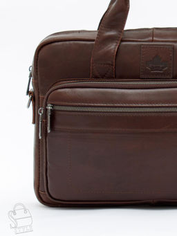 Портфель мужской кожаный 11018Z coffee Zinimsk - S-style фото 4