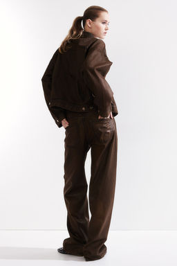 Pantalon revestido de sarga - H&m фото 5
