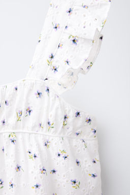 FLORAL EMBROIDERED DRESS - Zara фото 3