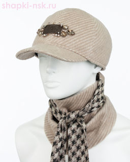 Дана стразы Комплект (бейсболка+бактус) (57-59)