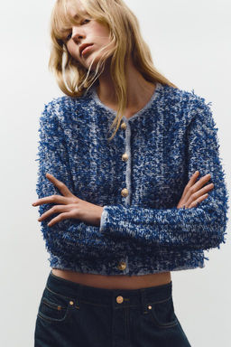 CABLE KNIT CARDIGAN - Zara фото 2