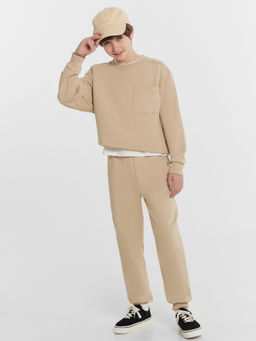 Костюм спортивный для мальчиков бежевый