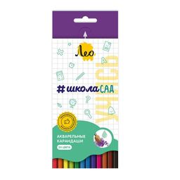 Лео ШколаСад LSWP-24 Набор акварельных карандашей заточенный 4 х 24 цв