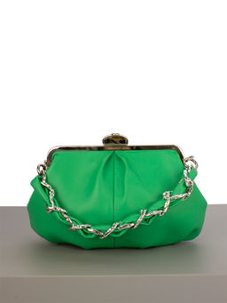 LACCOMA сумка Оливия-Ф826-изумрудный эко кожа хлопок  фото 2