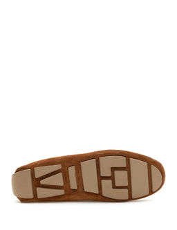 Taba %100 Deri Loafer Ayakkab_