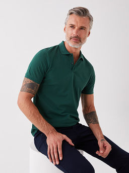 Polo Yaka K?sa Kollu Pike Erkek Ti??rt