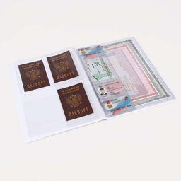 Папка для семейных документов,3 комплект, цвет бежевый - Simaland фото 3