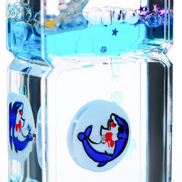 Гелевые часы "Дельфинчик", 15 х 5 х 2.5 см, антистресс