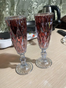 Бокал 230мл д/шамп Серебро Y4-3055 I.K (341557) /DANIKS/  фото 5