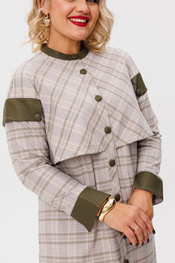 Платье ANELLI 1267 милитари  фото 9