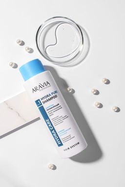 ARAVIA Professional Шампунь увлажняющий для восстановления сухих обезвоженных волос Hydra Pure Sha  фото 3
