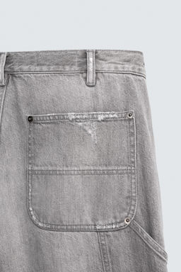 JEANS BOLSILLO CARPINTERO RELAXED FIT / Carb?n - Zara фото 11