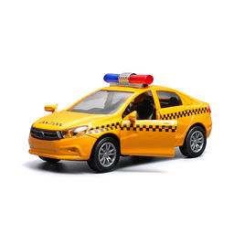 Такси инерционная машинка вид А die-cast , 1:32