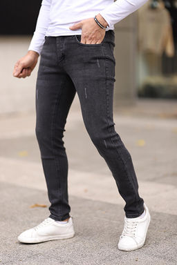 Antrasit Smoke Skinny T_rnakl_ Jeans Kot Pantolon TMNAW25JE00013