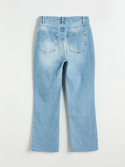 Crop Flare Kad?n Jean Pantolon