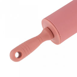 Скалка силиконовая Монпансье 31,5см, д4,3см, рабочая длина 17,5см, пластмассовые ручки, цвета в ассортименте: фуксия; салатовый, красный, розовый; черный; темно-серый, в п/эт пакете (Китай) - Домашняя мода фото 6