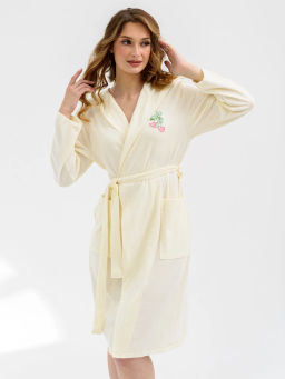 Халат 80% хлопок  Вишенка