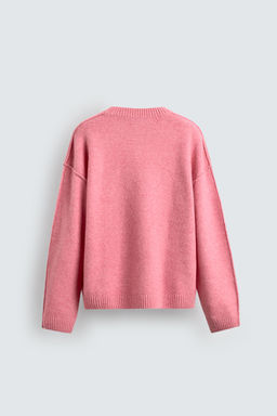 SWEATER WITH TEXTURED REVERSIBLE SEAMS - Zara фото 10