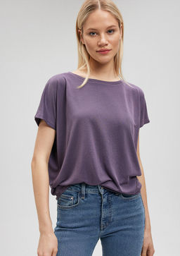 Lux Touch TENCEL TM Mor Modal Basic Tisort