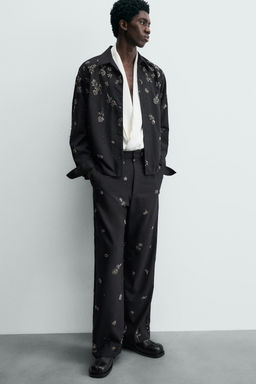 LIMITED EDITION SEQUIN FLOWING SHIRT - Zara фото 6