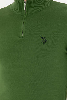 Мужской зеленый свитер - U.s. polo assn фото 7