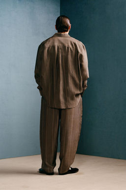 PANTAL?N JACQUARD CUPRO WILLY CHAVARRIA X ZARA / Verde gris фото 3