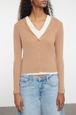 TRENDYOLMILLA Lacivert Ikili Triko H?rka TWOAW25HI00153  фото 8