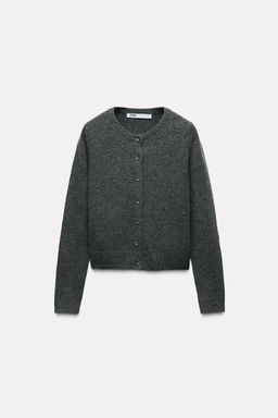 100% WOOL BASIC CARDIGAN - Zara фото 18