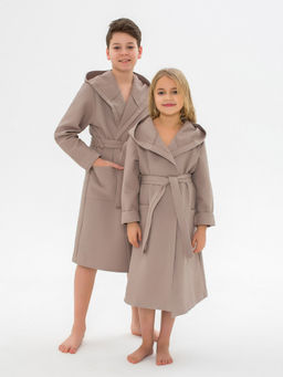 ХАЛАТ ДЕТСКИЙ С КАПЮШОНОМ ВД-КОФ-937