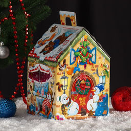 Цена за 5 шт. Подарочная коробка Отдых, 17 х 14,5 х 24,5 см