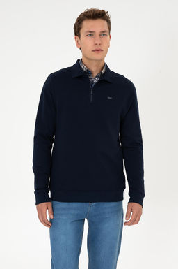 Erkek Lacivert Sweatshirt