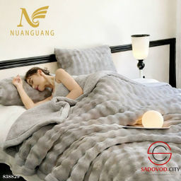 Плед на кровать мягкий