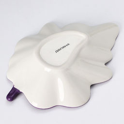 Блюдо сервировочное Доляна «Лаванда», 21×15×4.5 см, белое