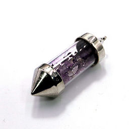 Кулон бутылочка желаний 5см в форме кристалла с камнями Аметист ЛЮБОВЬ ВЕРНОСТЬ СЧАСТЬЕ