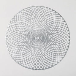 Набор салфеток сервировочных на стол Доляна Вира, 4 шт, d=38 см, цвет серебряный  фото 13