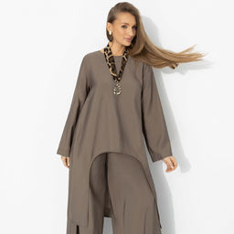 Туника вискозная, Легко и смело (хаки) - Charutti фото 3