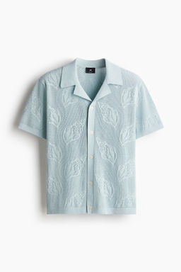 Camisa resort en punto jacquard Regular Fit - H&m фото 2