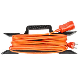 YX10-101 /UCK-1N/2x1,00/10M/F ORANGE Удлинитель силовой на рамке, б/з, 1гнездо, 10м (ПВС 2х1,00), 10A. Оранжевый. TМ Uniel