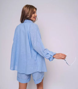 Костюм #ОБШ1345 (1), голубой - Dommod фото 4