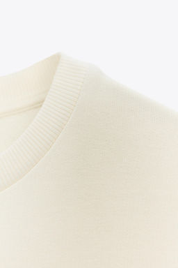 RUSTIC SHORT SLEEVE SWEATSHIRT - Zara фото 30