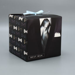 Коробка складная Джентельмену, 18 18 18 см - Дарите счастье фото 5