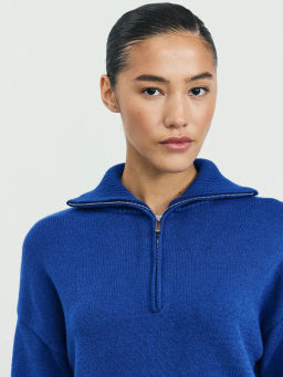 Джемпер на молнии из вискозы / Zarina  фото 7